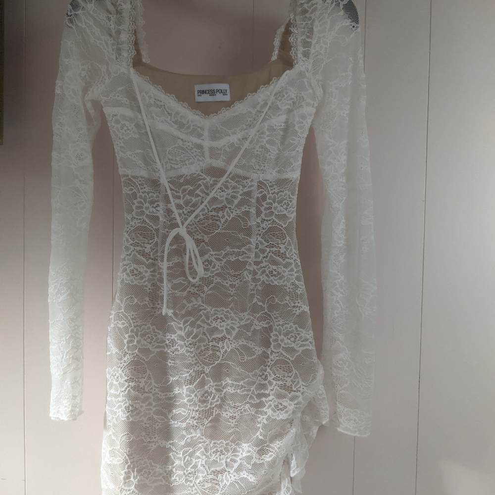 Small White Princess Polly Dress